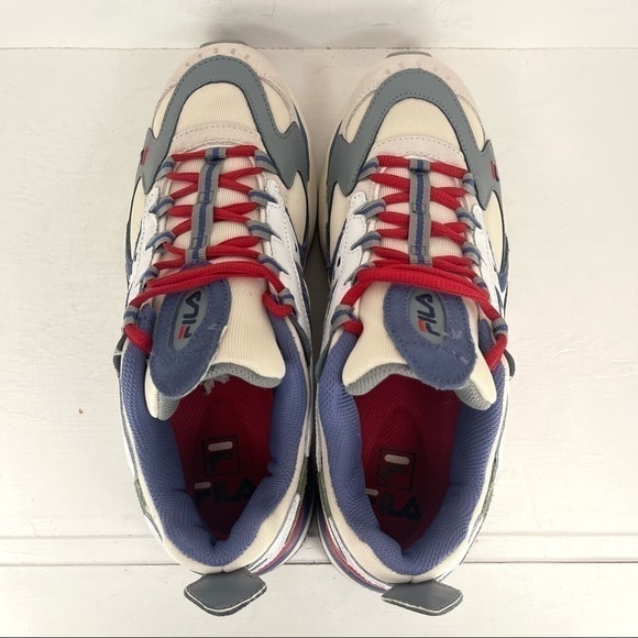 Fila Boveasorus Leather Low Top Sneaker Size 9.5 Women - Picture 6 of 9